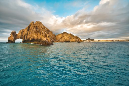 The Rocks of Cabo, Mexico in the Pacific Ocean