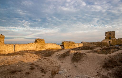 The ruins of Enisala fortress - Romania, ancient