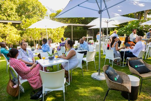 Cape Town, South Africa - February 4, 2020: Delegates networking at corporate conference event