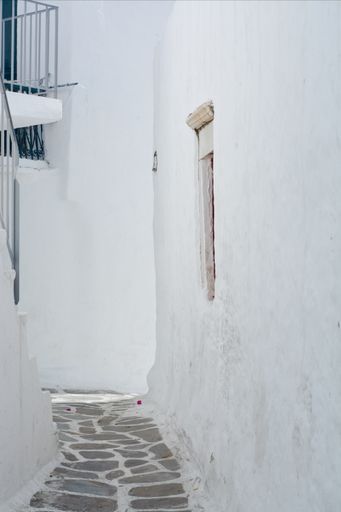 Santorini is one of the Cyclades islands in the Aegean Sea. It was devastated by a volcanic eruption in the 16th century BC. C.