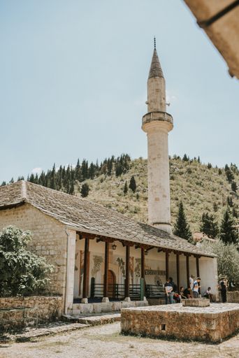 Mosque in Stolac, a beautiful national treasure in Bosnia and Herzegovina.