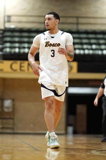 A basketball player captured during Indiana high school fall basketball Hammond Central