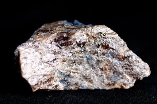 vivianite crystal mineral sample very dark with striations