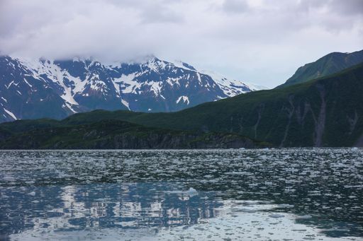 The Aialik Glacier in Aialik Bay, Kenai Fjords National Park, Alaska