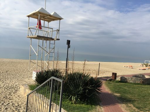A beautiful shot of a beach on a sunny day