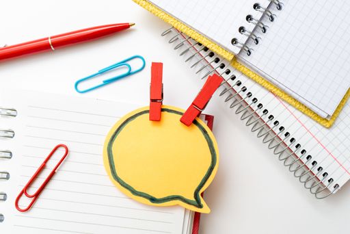 Colorful Perpective Positive Thinking Creative Ideas Cheerful Contemplation Bright Lively Workplace Designs Flashy Office Collections Paper Pen