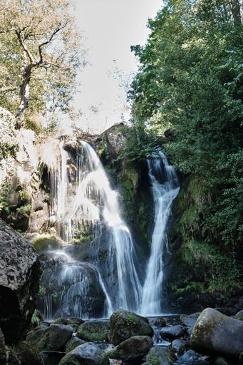 A vertical shot of the beautiful Waterfall Storiths captured in UK