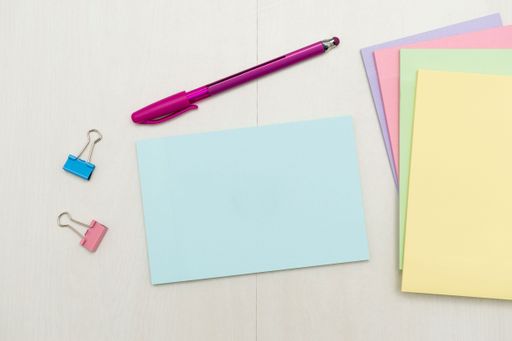 Flashy School Office Supplies, Teaching Learning Collections, Creative Writing Tools, Mixed Student Stuff Pen Paper Notebook Sticky Notes Pencil