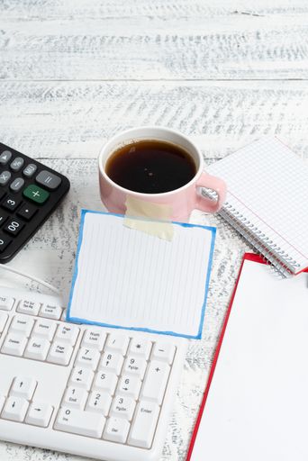 Typing Writing Important Notes Voice Video Calls Communication Technology Internet Browsing Global Connection Warm Refreshing Drink Internet Research