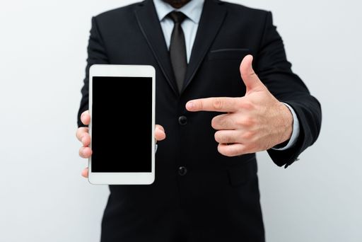 Presenting Technology Discussing Technological Improvements Introducing Electronic Product Video Calls Voice Messages Global Connections