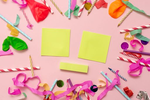 Colorful Party Collections Flashy Celebration Stuff Festival Kit Surprise Birthday Bash Dinner Wedding Anniversary Banquet Post Graduation Ceremony