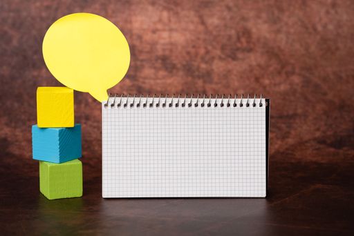 Brainstorming New Idea Solutions Answers Presenting Important Details Thinking Fresh Ideas Asking Questions Academic Office Collections Notebook