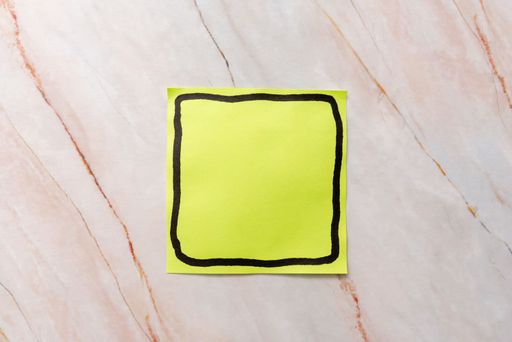 New Ideas Fresh Concept Creative Communications Productive Mindset Writing Materials Bussiness Implements Memo Office Supply Blank Paper Sheet