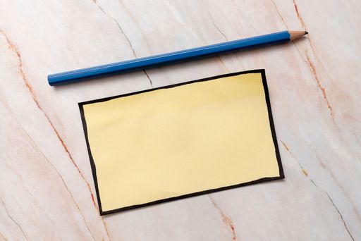 Fresh Concept Creative Communications Productive Mindset Take Note Pencil Writing Materials Bussiness Implements Memo Office Supply Blank Paper Sheet