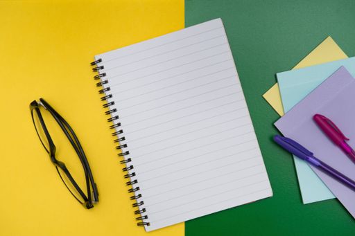Flashy School Office Supplies, Teaching Learning Collections, Creative Writing Tools, Mixed Student Stuff Pen Paper Notebook Sticky Notes Pencil