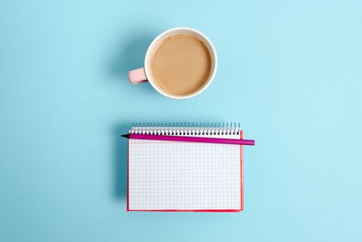 Pinned Variety of Empty Color Paper Sticker Notes Mock Up Used for Content. Paper Notebook Accessories And School Supplies With Mobile Phone
