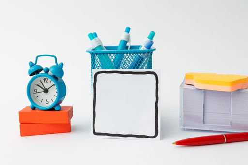Tidy Workspace Setup Writing Desk Tools Equipment Smart Office Arrangement Study Table Taking Notes Room Designs Organized Tabletop Time Management
