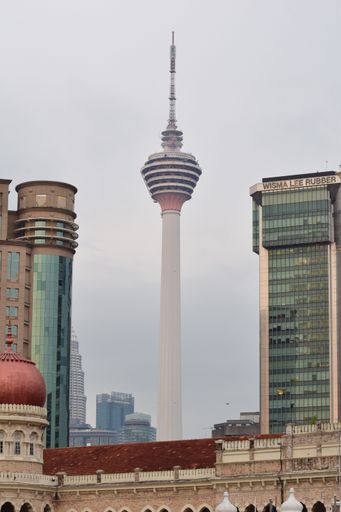 The famous KL Tower from the Independence Square
