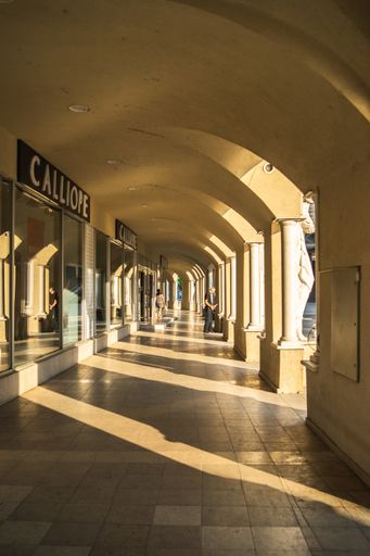 Architecture and street life in Skopje, the capital of North Macedonia.