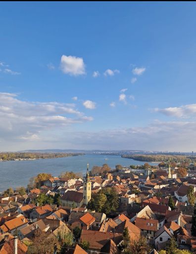 The River Danube in Belgrade Serbia