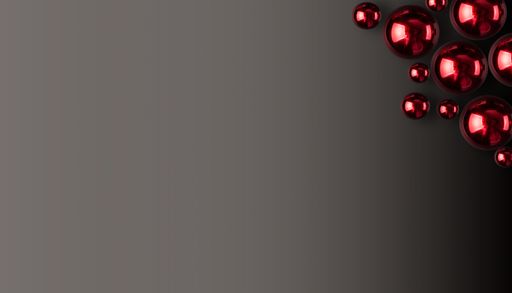 A Christmas decoration with colored and copy space
