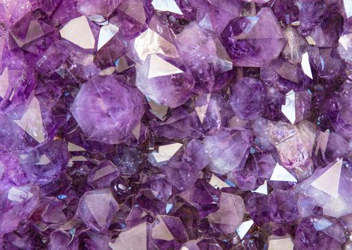 A closeup of the amethyst texture background
