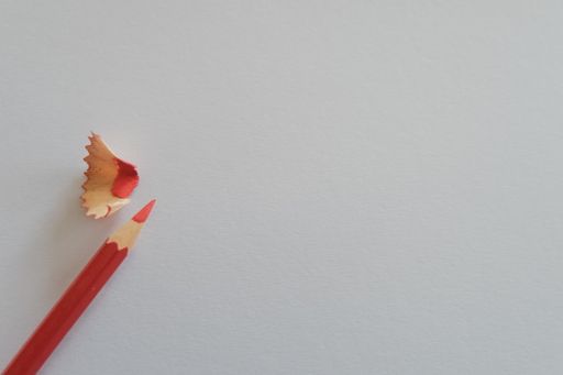 A closeup shot of colorful pencils on the table