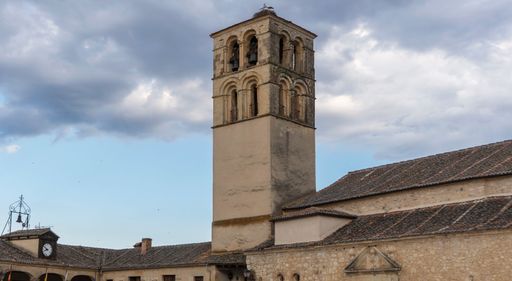 The Church of San Juan Bautista in Pedraza, Spain