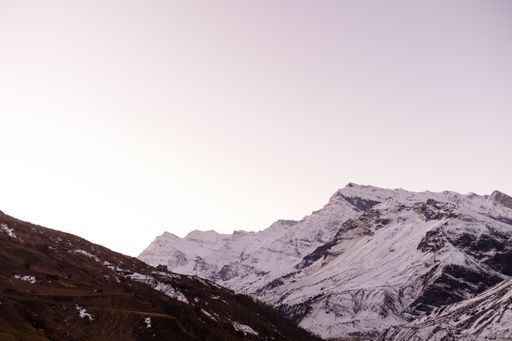 beautiful colour  sunrise mountain view