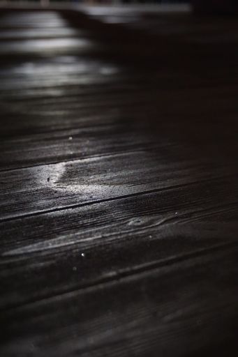 A vertical grayscale of the wooden surface