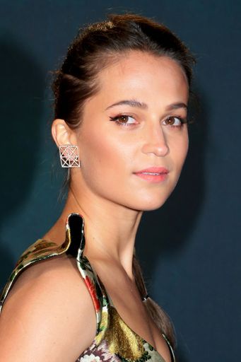 London, United Kingdom - March 6, 2018: Alicia Vikander attends the European Premiere of "Tomb Raider" at Vue West End in London, UK.