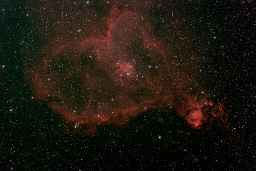 A beautiful shot of the North America Nebula in the sky