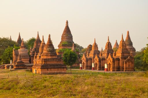 A beautiful shot of a temple in Bagan, Myanmar (Burma)