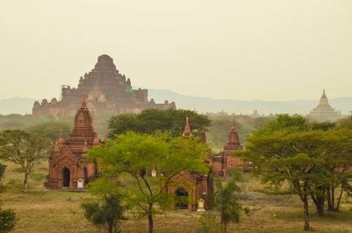 A beautiful shot of a temple in Bagan, Myanmar (Burma)