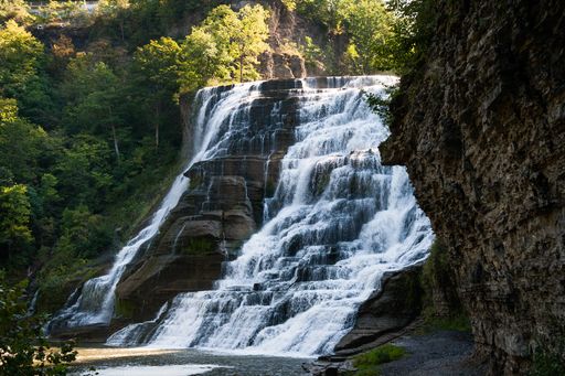 A beautiful shot of the Ithaca Falls, Ithaca, NY, USA