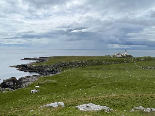 A beautiful shot of the Neist Point Lighthouse in Scotland