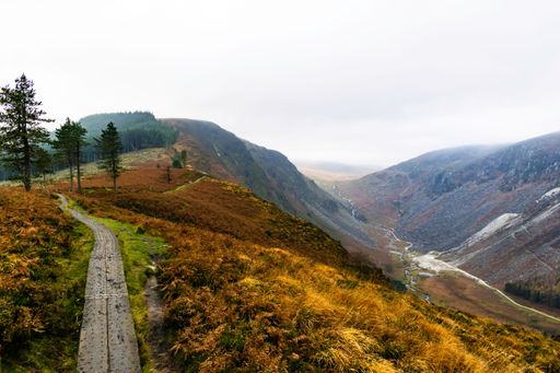 Famous place in The Wicklow Mountains The Valley of Glendalough
