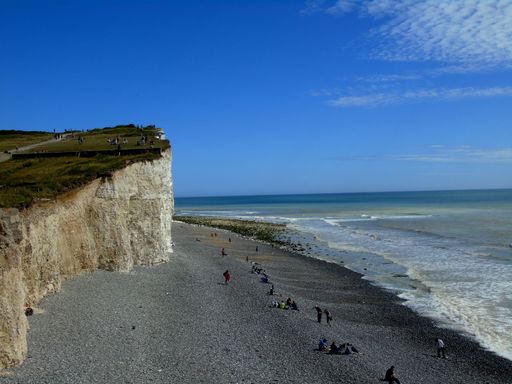The Birling Gap and the seven sisters cliffs, Eastbourne, UK