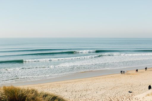 A beautiful shot of the amazing sandy beach and the clear water - perfect for wallpaper, background
