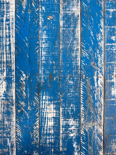 Distressed blue painted wooden background, high res
