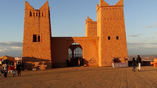 The Kasbah of Beni Mellal, a historical monument in Beni Mellal, Morocco