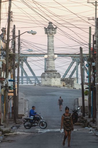 The everyday life of the Cuban people on the streets of the province of Matanzas city