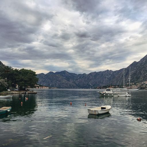 View over the city of Kotor Montenegro in summer. High QUali