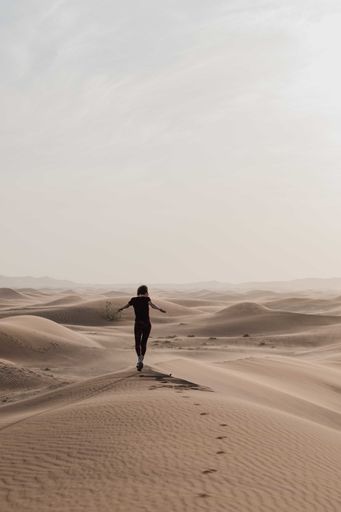 I made it in the desert nearby Sharjah state in the United Arab Emirates.