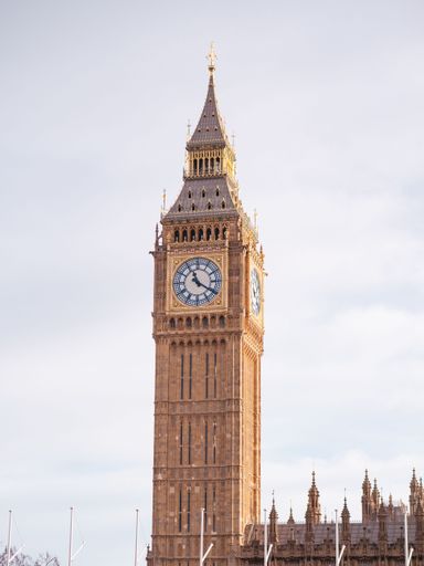 An image of Big Ben, the iconic clock tower in London, England, is shown