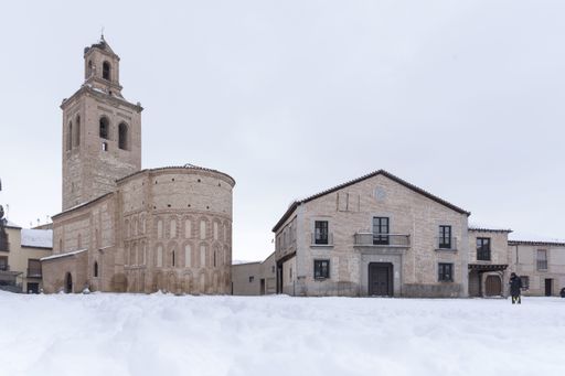 A beautiful scenery of Castle of Leon in Avila Spain Europe during the winter