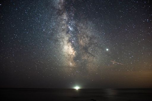 A beautiful shot of a starry night sky - perfect for background