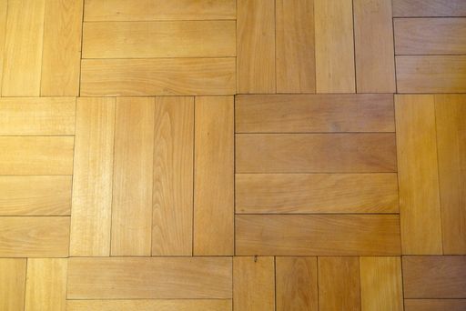 A high angle shot of a wooden textured floor