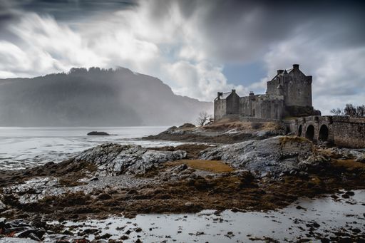 Eilean Donan Castle of Lochalsh in Scotland