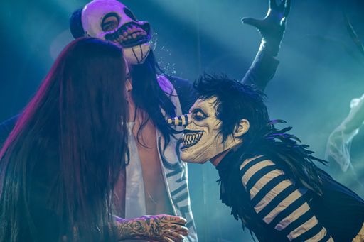 Concert by the rock music group Megara, presenting their new album trick or treat set on Halloween, at the Revi Live venue in Madrid.